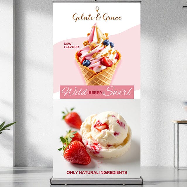 1200mm Roller Banner | Extra Wide Exhibition Display | Large Format Printing