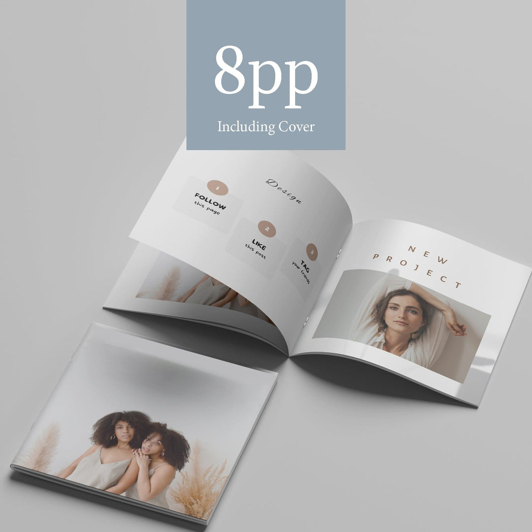 Square 8pp Stapled Booklets