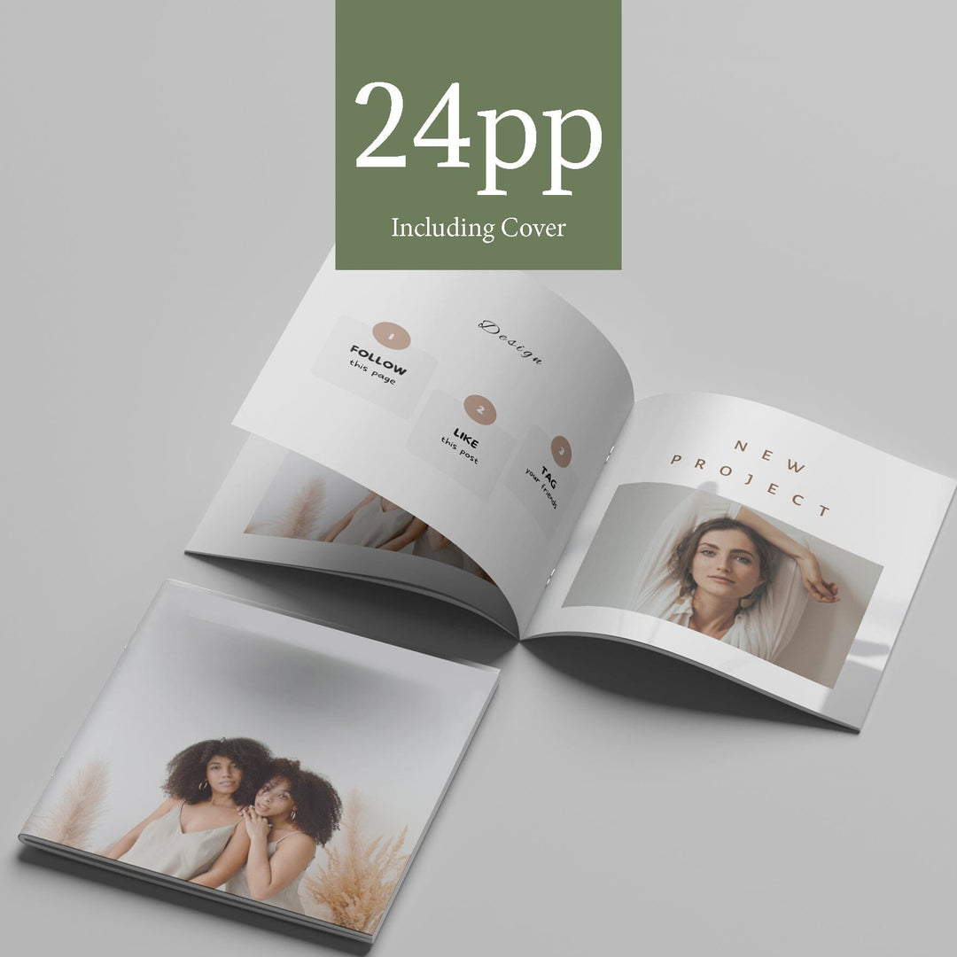 Square 24pp Stapled Booklets