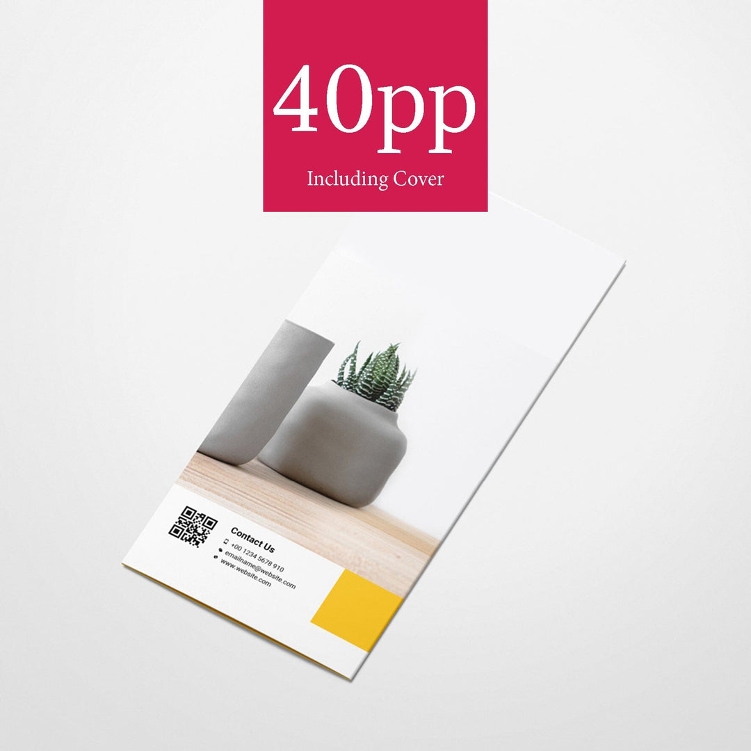 DL 40pp Stapled Booklets