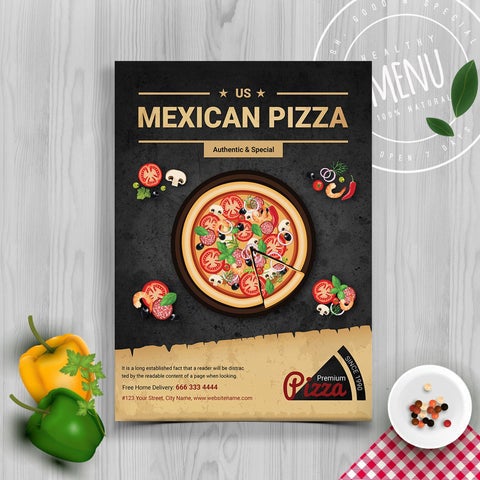 Plastic Restaurant Menus